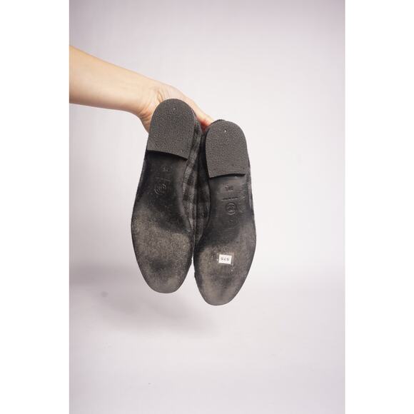 Chanel Grey Tweed Flats - Picture 6 of 8